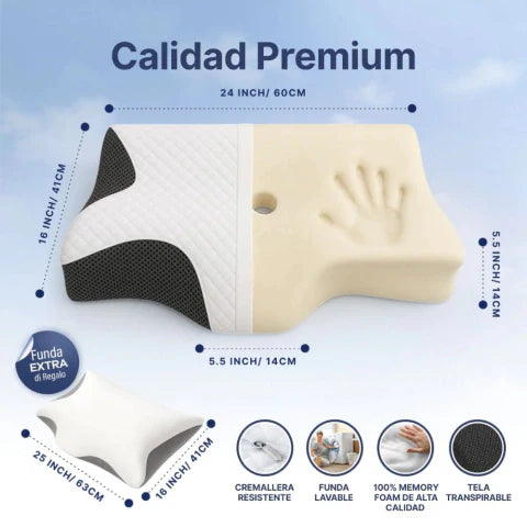 OrthoSleep™ – Almohada Cervical