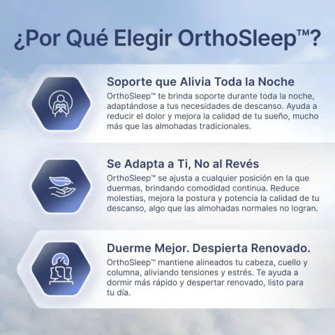 OrthoSleep™ – Almohada Cervical
