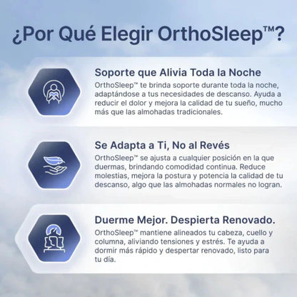 OrthoSleep™ – Almohada Cervical