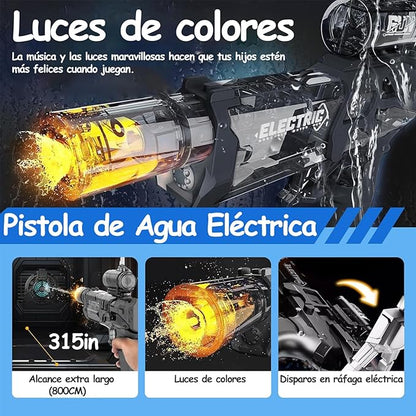 Pistola de Agua Eléctrica Recargable – Potencia y Diversión sin Límites